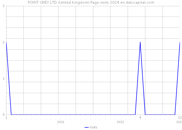 POINT GREY LTD (United Kingdom) Page visits 2024 