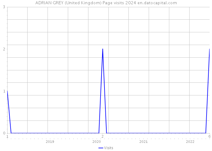 ADRIAN GREY (United Kingdom) Page visits 2024 