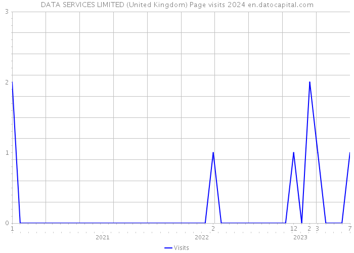 DATA SERVICES LIMITED (United Kingdom) Page visits 2024 