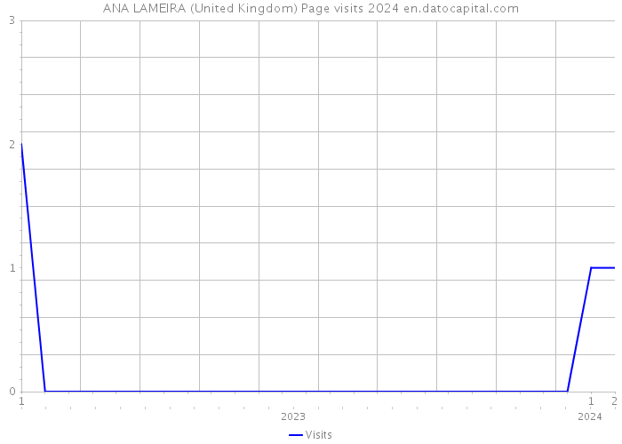 ANA LAMEIRA (United Kingdom) Page visits 2024 
