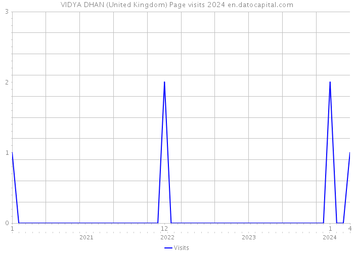 VIDYA DHAN (United Kingdom) Page visits 2024 