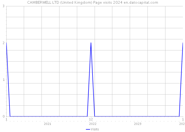 CAMBERWELL LTD (United Kingdom) Page visits 2024 