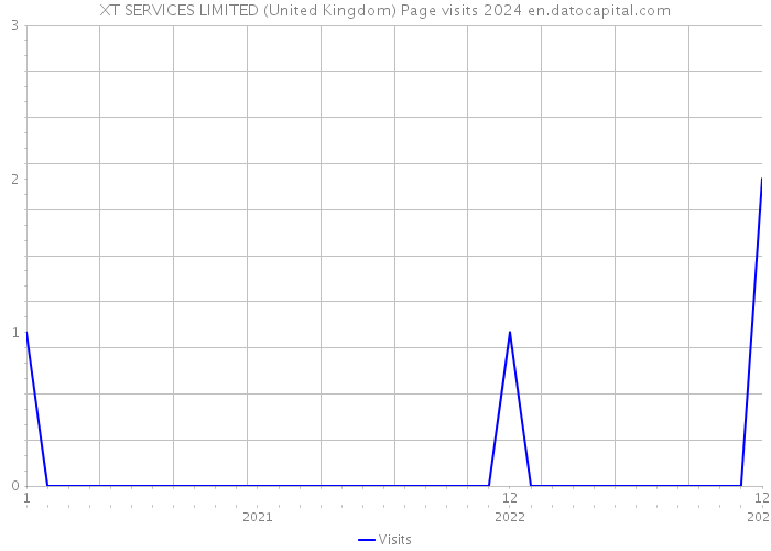 XT SERVICES LIMITED (United Kingdom) Page visits 2024 