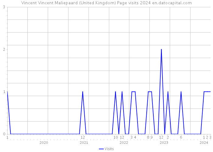 Vincent Vincent Maliepaard (United Kingdom) Page visits 2024 
