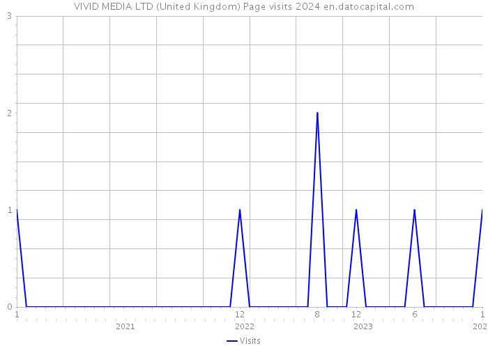 VIVID MEDIA LTD (United Kingdom) Page visits 2024 