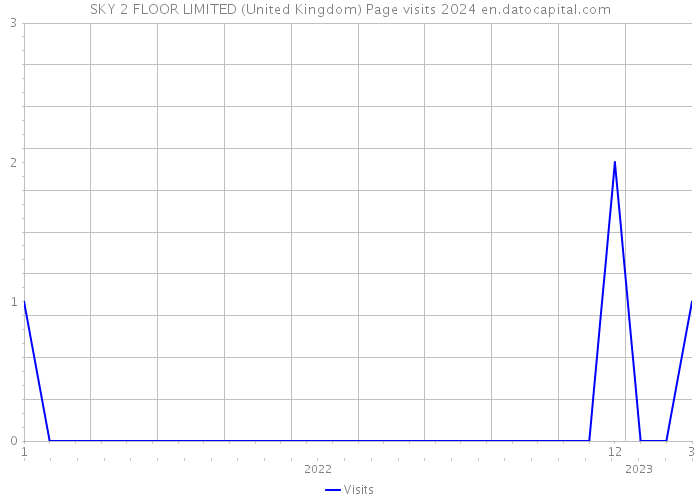 SKY 2 FLOOR LIMITED (United Kingdom) Page visits 2024 