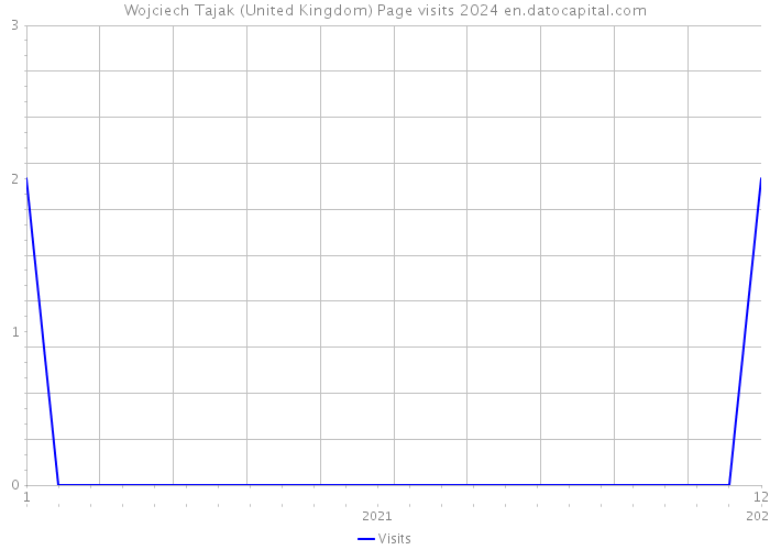 Wojciech Tajak (United Kingdom) Page visits 2024 