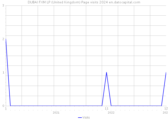 DUBAI FXM LP (United Kingdom) Page visits 2024 