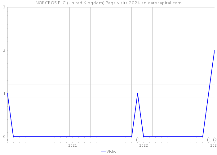 NORCROS PLC (United Kingdom) Page visits 2024 