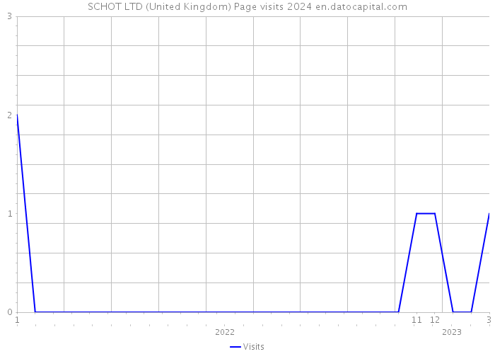 SCHOT LTD (United Kingdom) Page visits 2024 