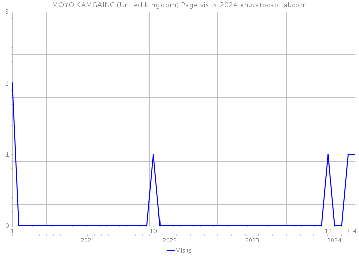 MOYO KAMGAING (United Kingdom) Page visits 2024 