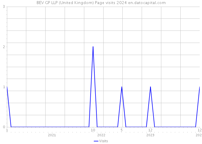 BEV GP LLP (United Kingdom) Page visits 2024 