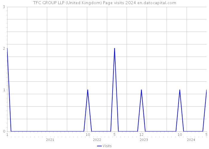 TFC GROUP LLP (United Kingdom) Page visits 2024 