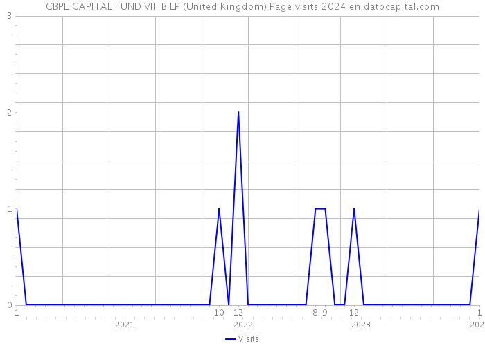 CBPE CAPITAL FUND VIII B LP (United Kingdom) Page visits 2024 