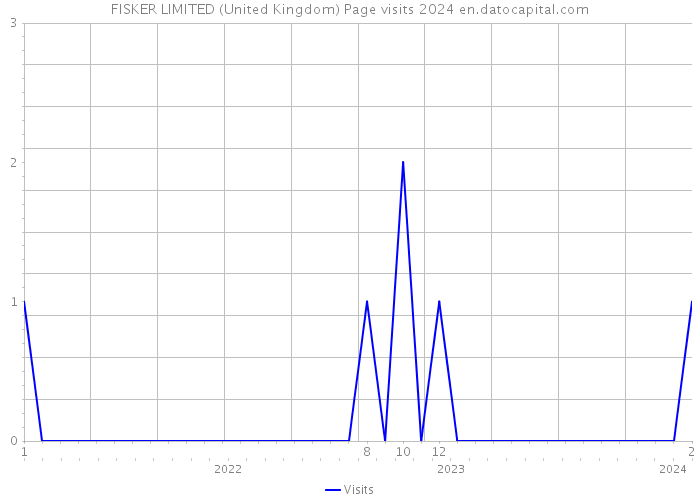 FISKER LIMITED (United Kingdom) Page visits 2024 