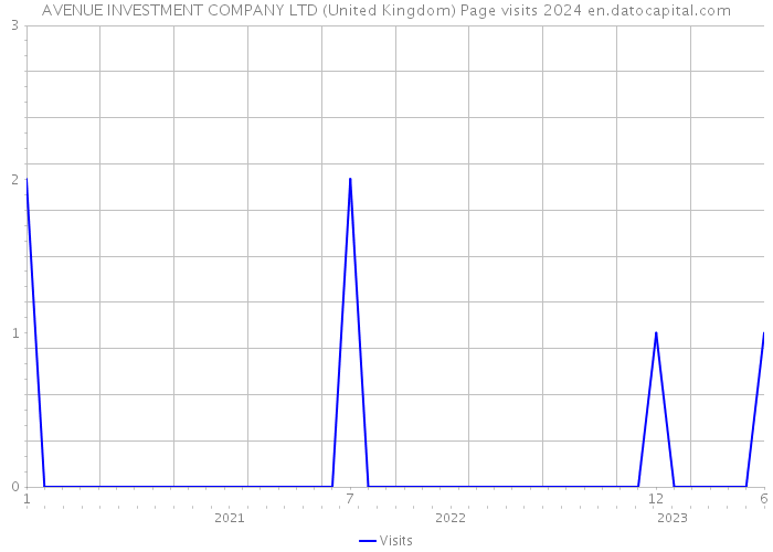 AVENUE INVESTMENT COMPANY LTD (United Kingdom) Page visits 2024 