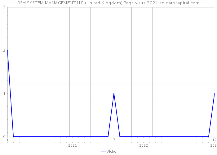 RSH SYSTEM MANAGEMENT LLP (United Kingdom) Page visits 2024 