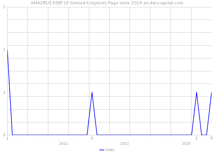 AMADEUS RSEF LP (United Kingdom) Page visits 2024 