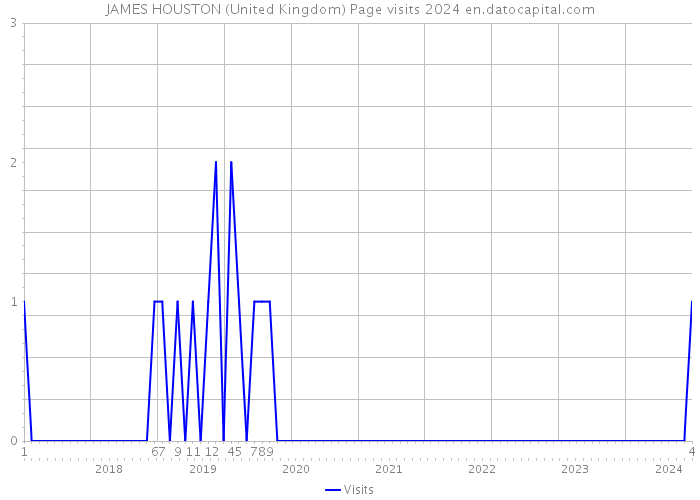 JAMES HOUSTON (United Kingdom) Page visits 2024 