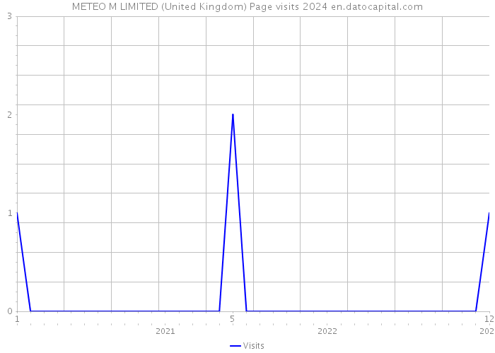 METEO M LIMITED (United Kingdom) Page visits 2024 
