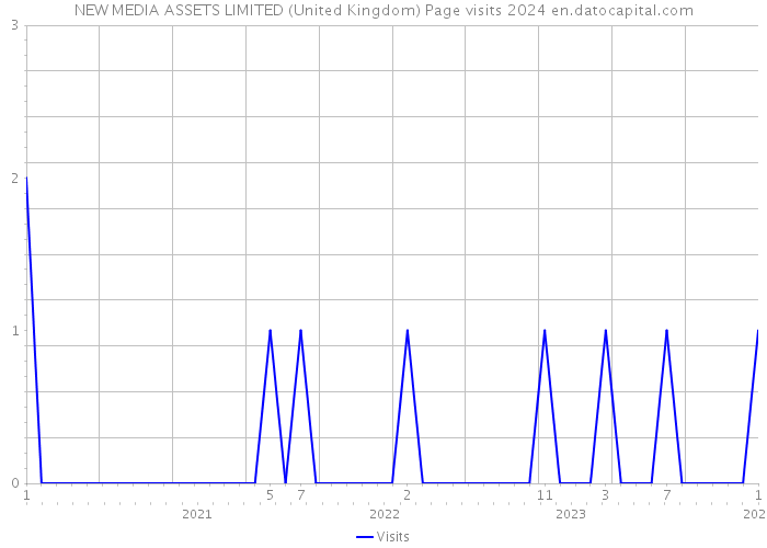 NEW MEDIA ASSETS LIMITED (United Kingdom) Page visits 2024 