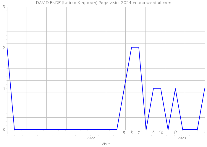 DAVID ENDE (United Kingdom) Page visits 2024 