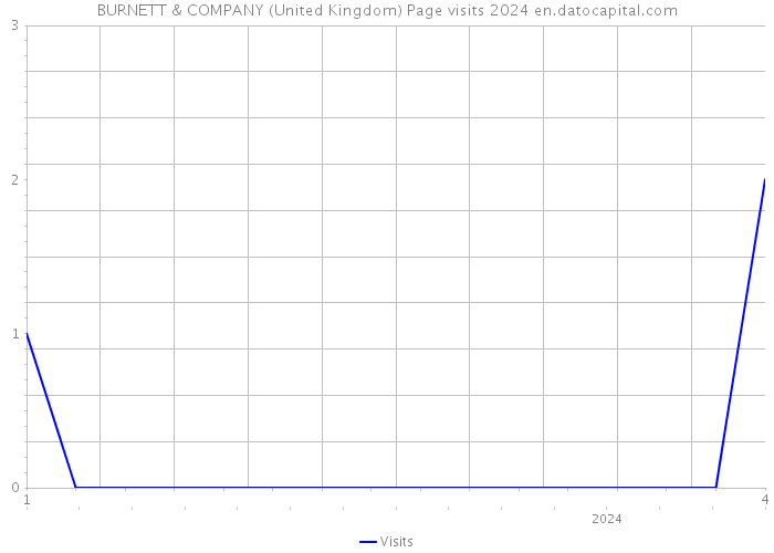BURNETT & COMPANY (United Kingdom) Page visits 2024 