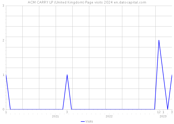 ACM CARRY LP (United Kingdom) Page visits 2024 