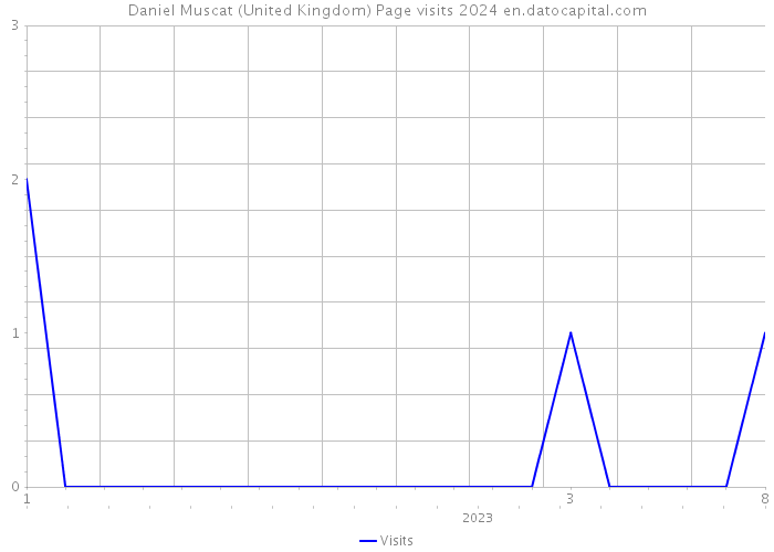 Daniel Muscat (United Kingdom) Page visits 2024 