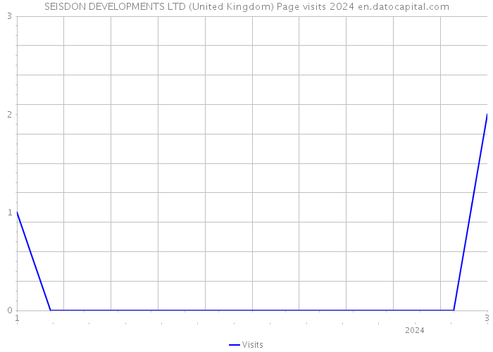 SEISDON DEVELOPMENTS LTD (United Kingdom) Page visits 2024 