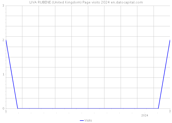 LIVA RUBENE (United Kingdom) Page visits 2024 