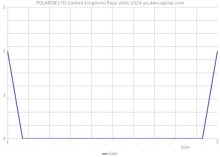 POLARIZE LTD (United Kingdom) Page visits 2024 