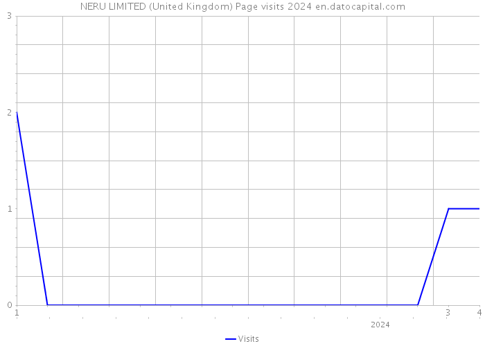 NERU LIMITED (United Kingdom) Page visits 2024 