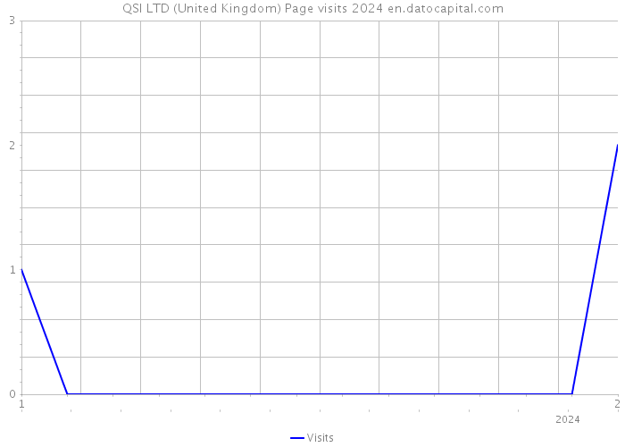 QSI LTD (United Kingdom) Page visits 2024 