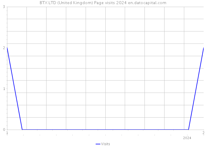 BTX LTD (United Kingdom) Page visits 2024 