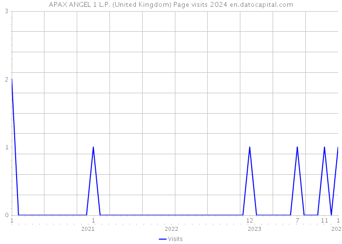 APAX ANGEL 1 L.P. (United Kingdom) Page visits 2024 