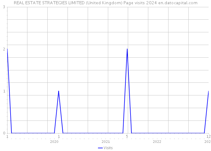 REAL ESTATE STRATEGIES LIMITED (United Kingdom) Page visits 2024 
