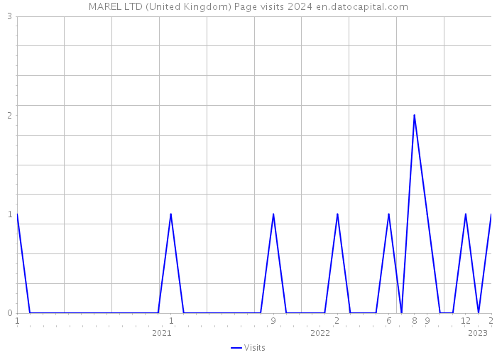 MAREL LTD (United Kingdom) Page visits 2024 