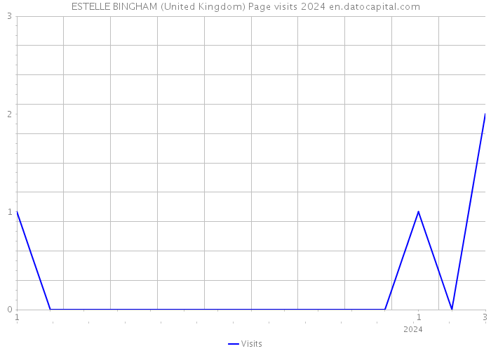 ESTELLE BINGHAM (United Kingdom) Page visits 2024 
