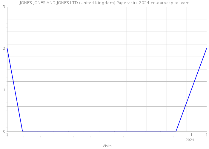 JONES JONES AND JONES LTD (United Kingdom) Page visits 2024 