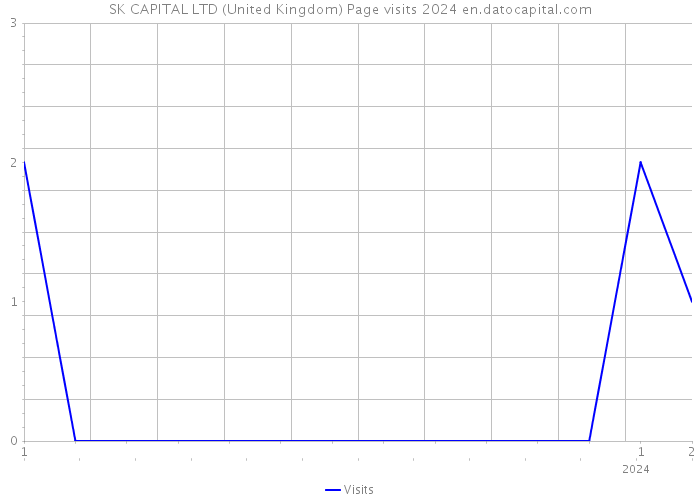 SK CAPITAL LTD (United Kingdom) Page visits 2024 