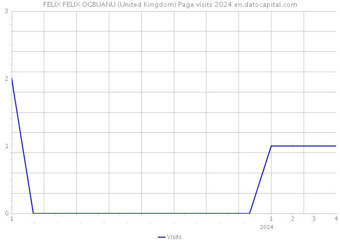 FELIX FELIX OGBUANU (United Kingdom) Page visits 2024 