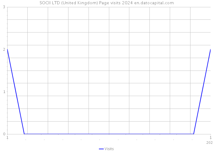 SOCII LTD (United Kingdom) Page visits 2024 
