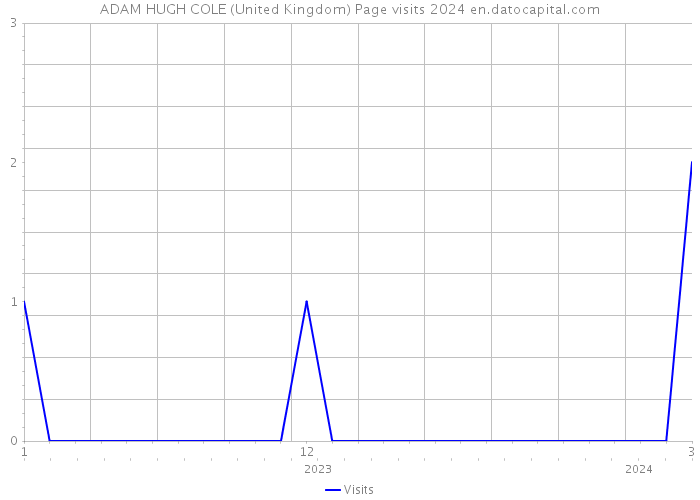 ADAM HUGH COLE (United Kingdom) Page visits 2024 