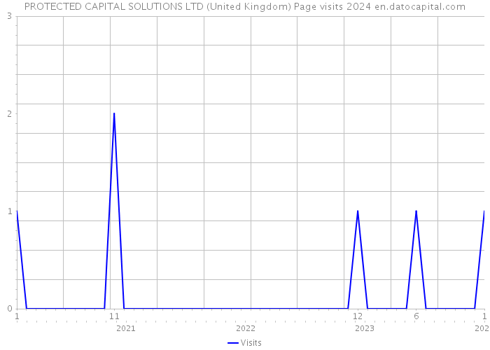 PROTECTED CAPITAL SOLUTIONS LTD (United Kingdom) Page visits 2024 