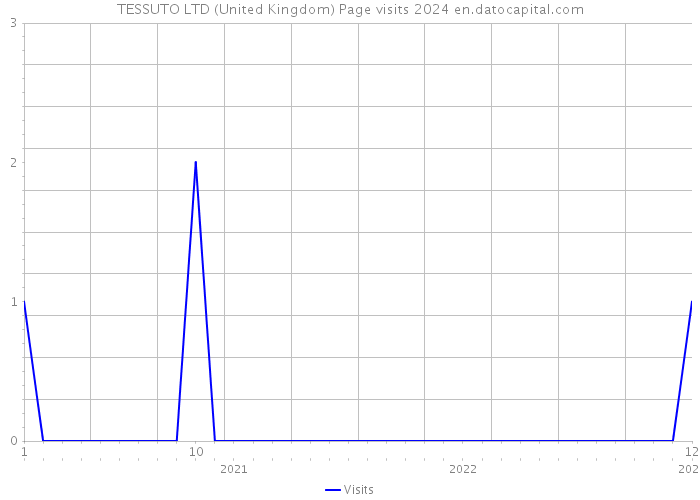 TESSUTO LTD (United Kingdom) Page visits 2024 
