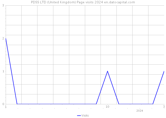 PDSS LTD (United Kingdom) Page visits 2024 