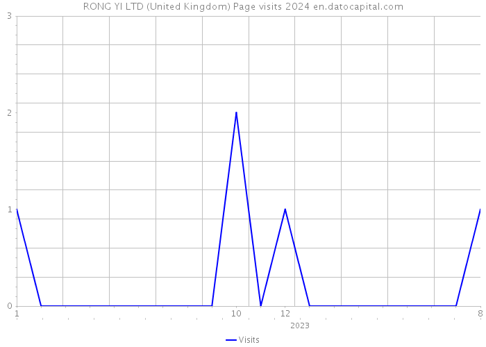 RONG YI LTD (United Kingdom) Page visits 2024 