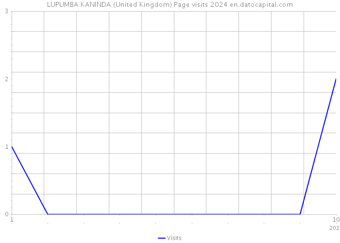 LUPUMBA KANINDA (United Kingdom) Page visits 2024 