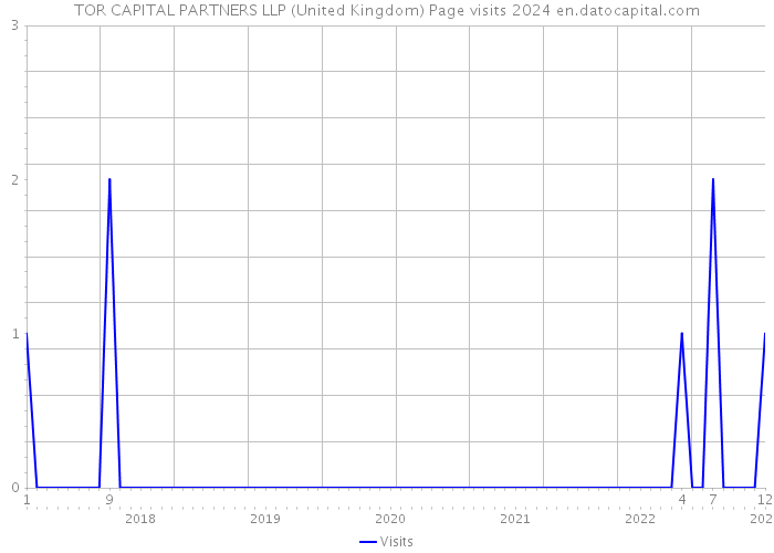 TOR CAPITAL PARTNERS LLP (United Kingdom) Page visits 2024 